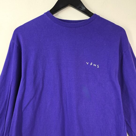 Vans The Skull Flower Off The Wall Long Sleeve Graphic T-Shirt Tee Yellow - Picture 5 of 9